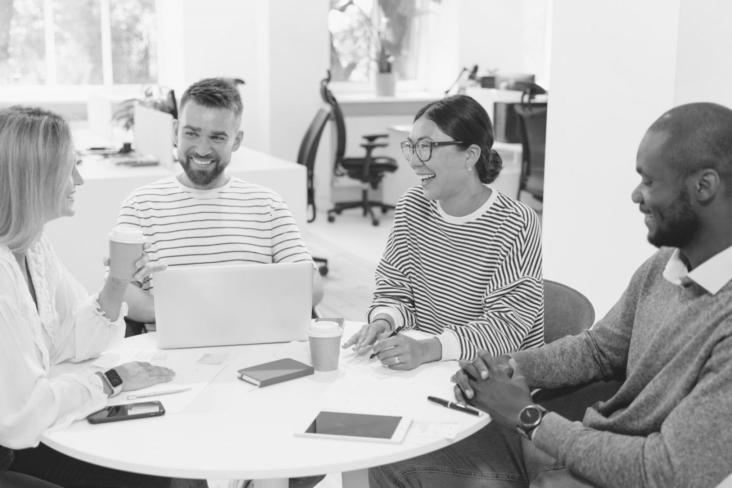 Completed financial analysis project displayed on laptop screen during portfolio review